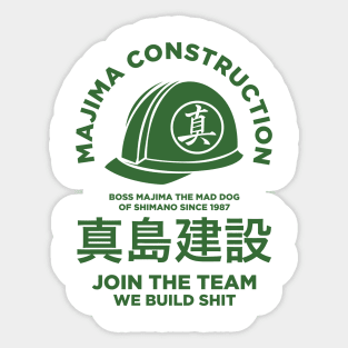 MAJIMA CONSTRUCTION Sticker